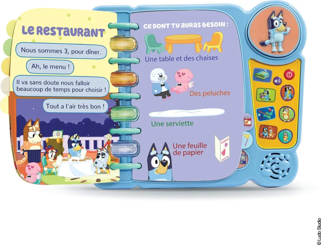 VTech Bluey Interactief Leerboek - Blauw