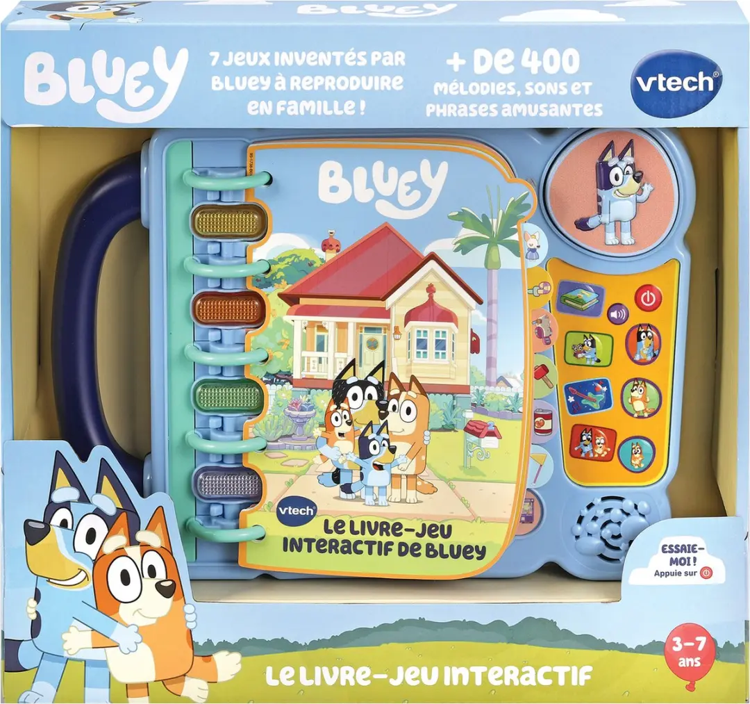 VTech Bluey Interactief Leerboek - Blauw