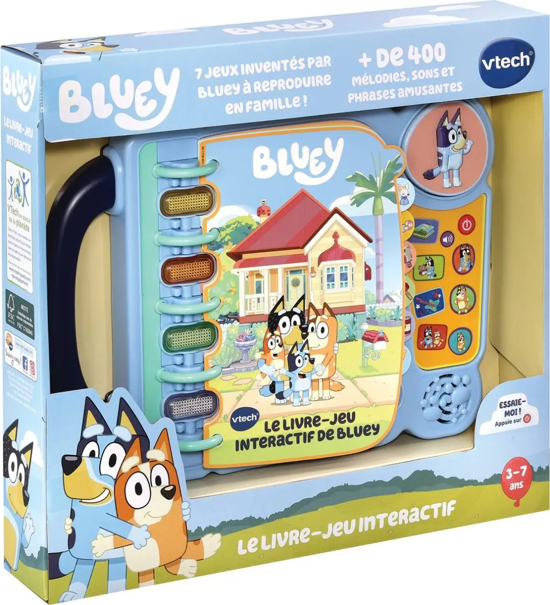 VTech Bluey Interactief Leerboek - Blauw