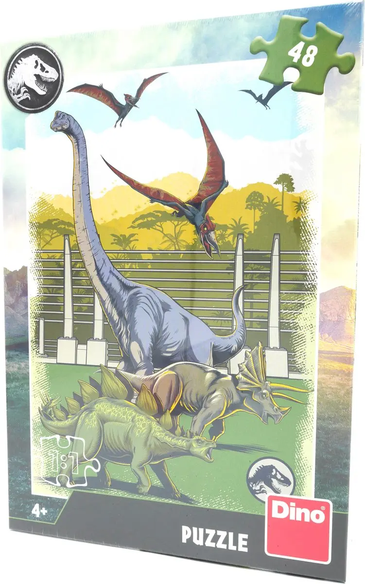 Dino Puzzel Jurassic World 48 Stuks - Multi
