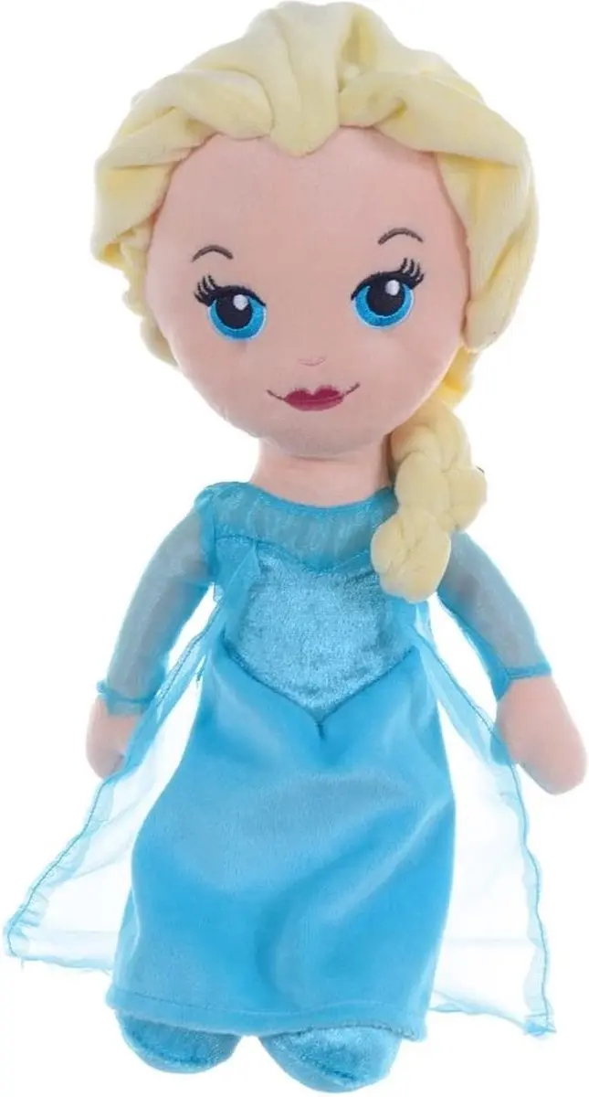 Disney Frozen Pluche Elsa Anna 40cm - Regenboog