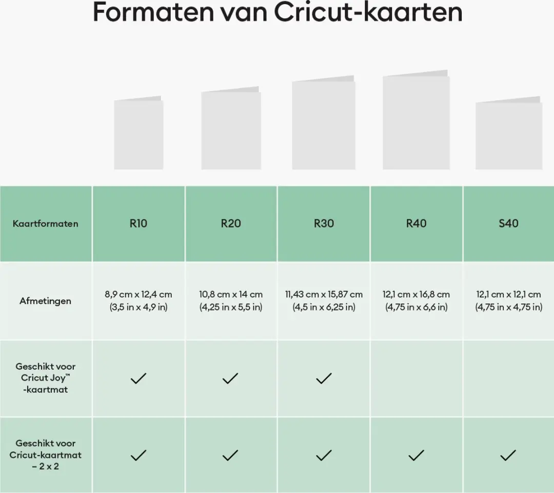 Cricut Insert Cards Rainbow S40 Kaartenset - 35 Stuks - afbeelding 2 van 6