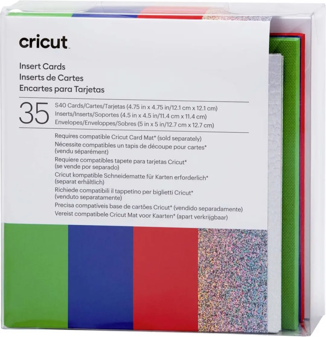 Cricut Insert Cards Rainbow S40 Kaartenset