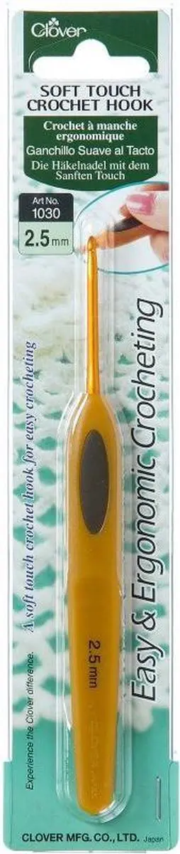 Clover Softgrip Haaknaald CL-1030