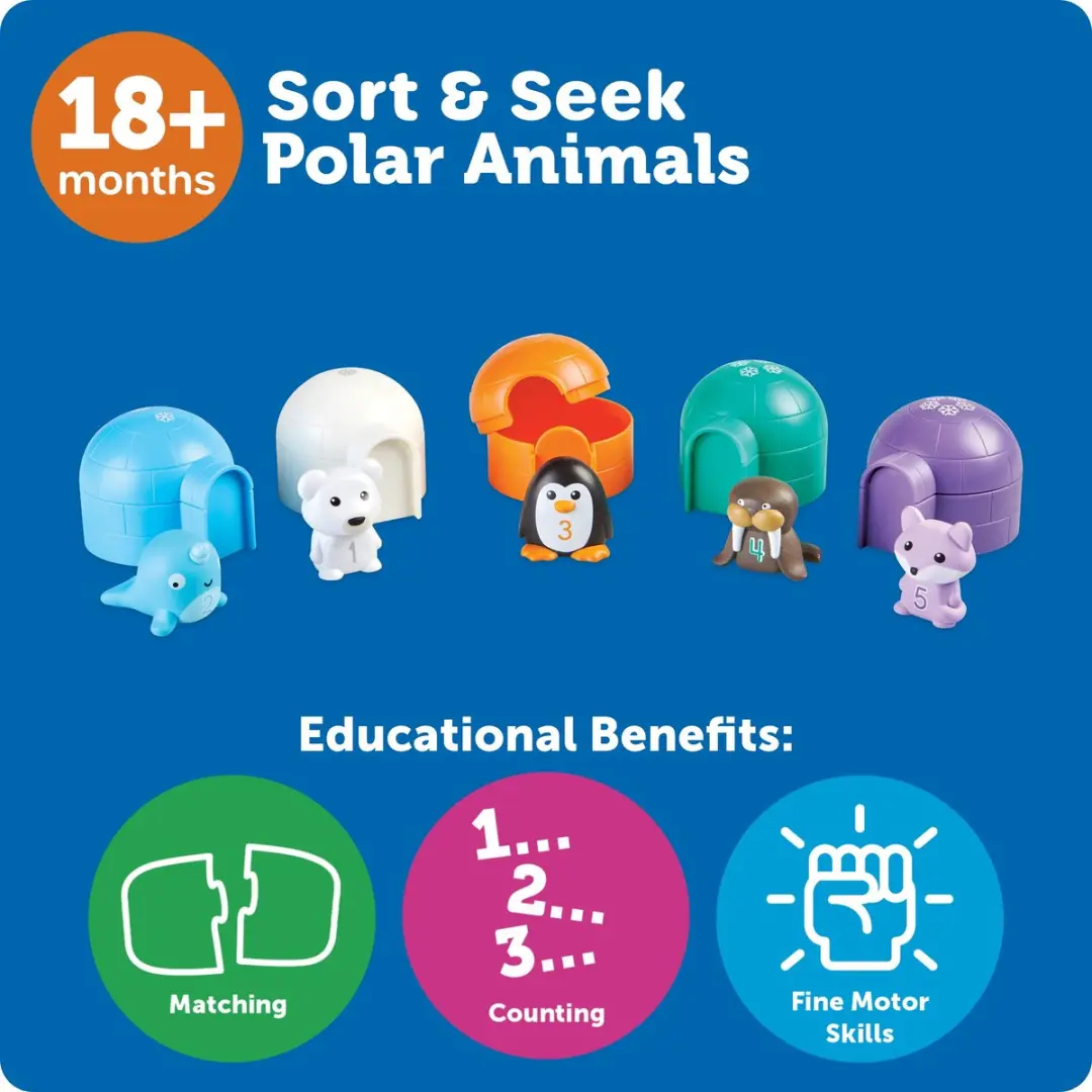 Learning Resources Sort & Seek Polar Animals LER6811 - Multikleur