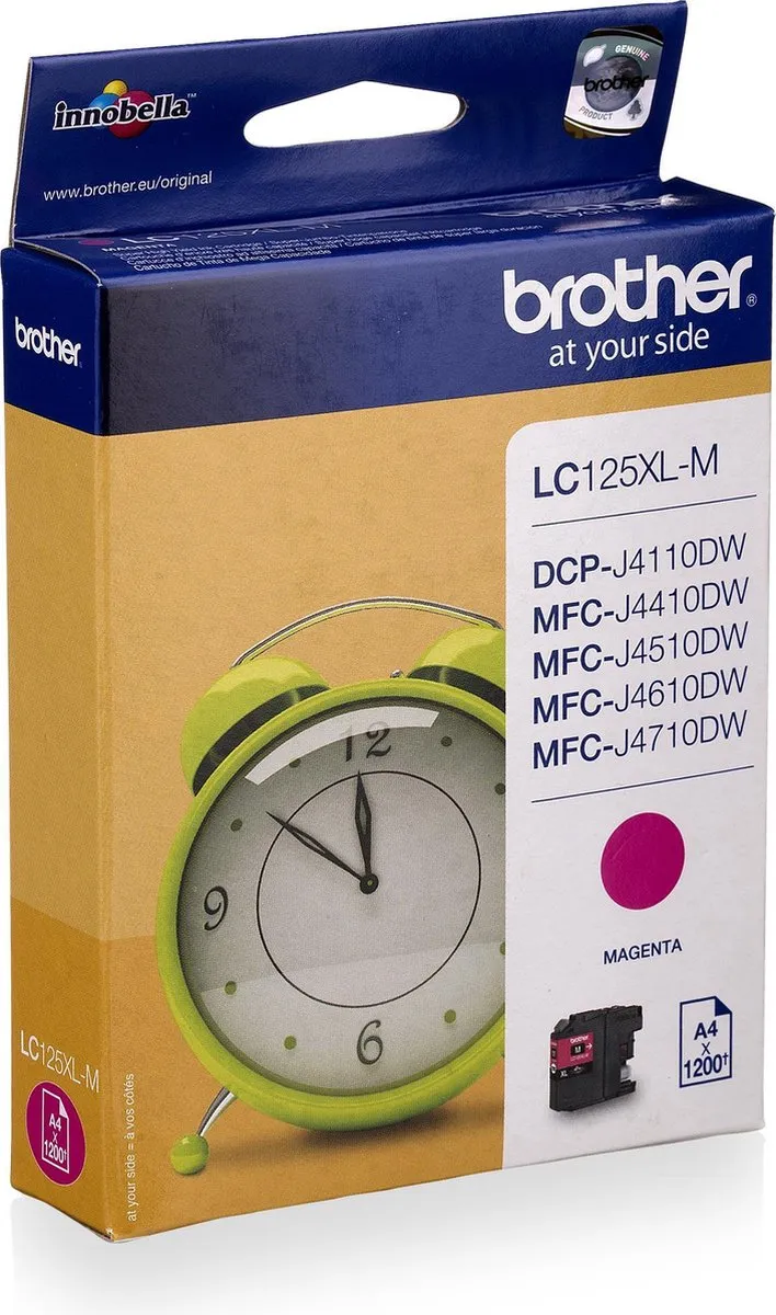 Brother LC-125XLM Inktcartridge Magenta