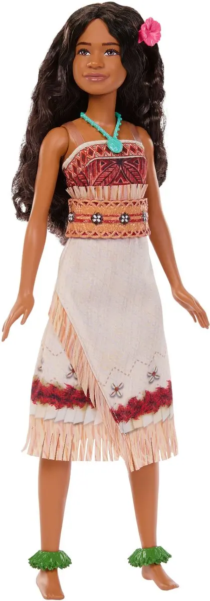 Mattel Disney Vaiana Pop met Outfit - 5 Accessoires