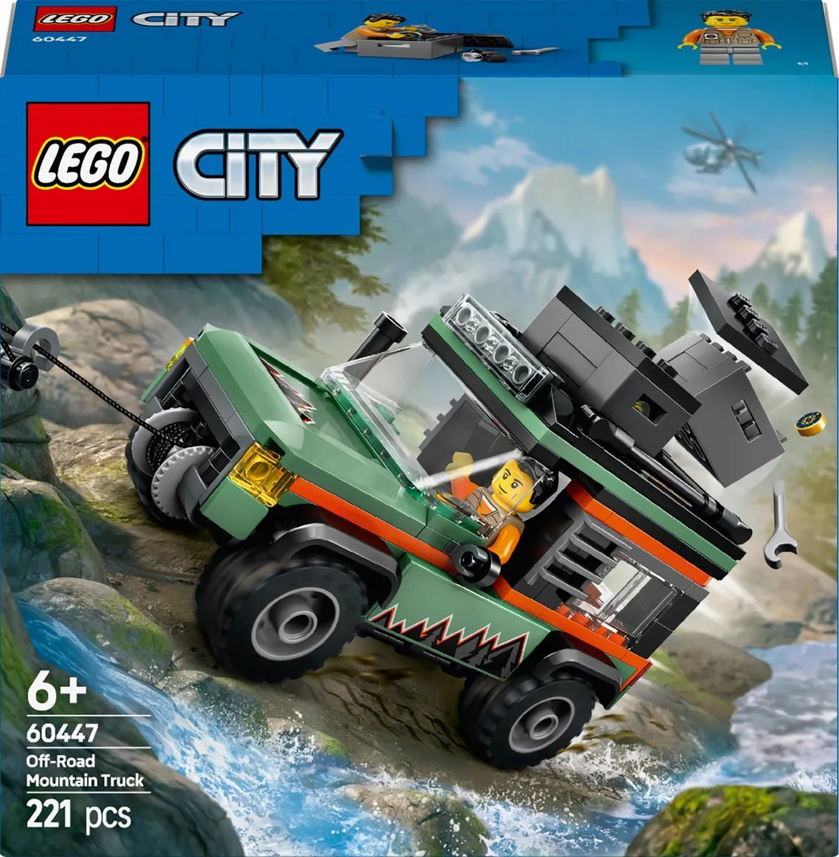 LEGO City 4x4 Terreinwagen 60447 - 221 Stukken
