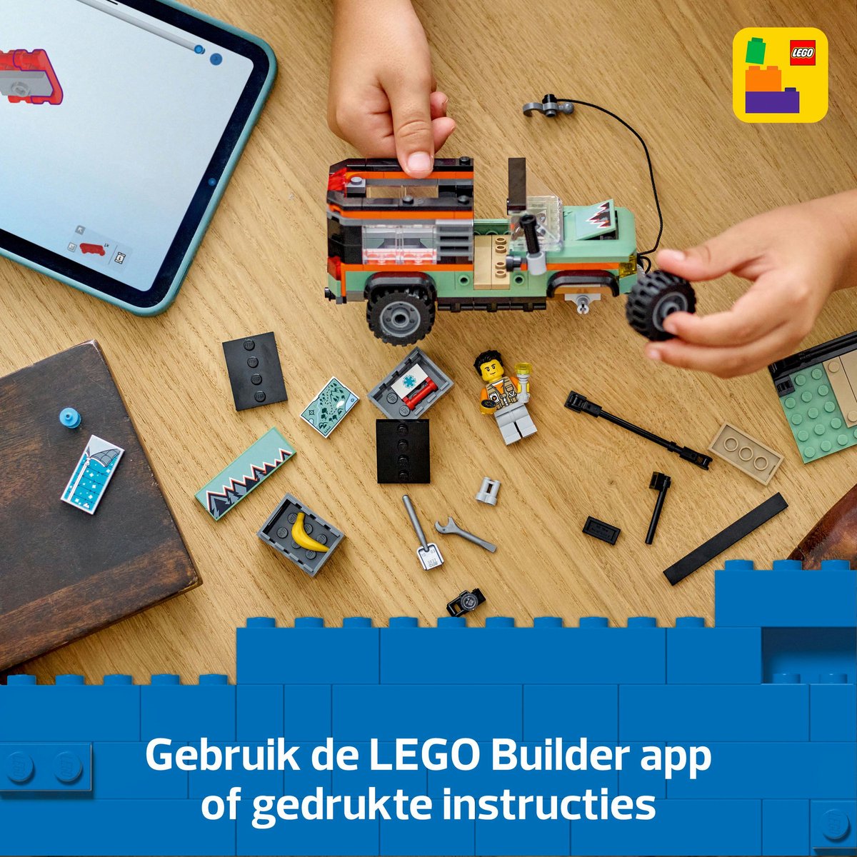 LEGO City 4x4 terreinwagen voor in de bergen - 60447