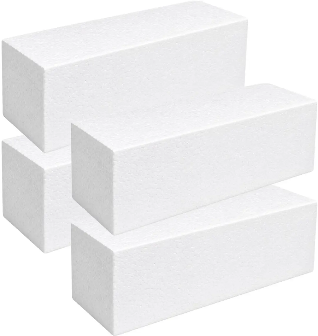 Bellatio Design Piepschuim Baksteen 4 Stuks