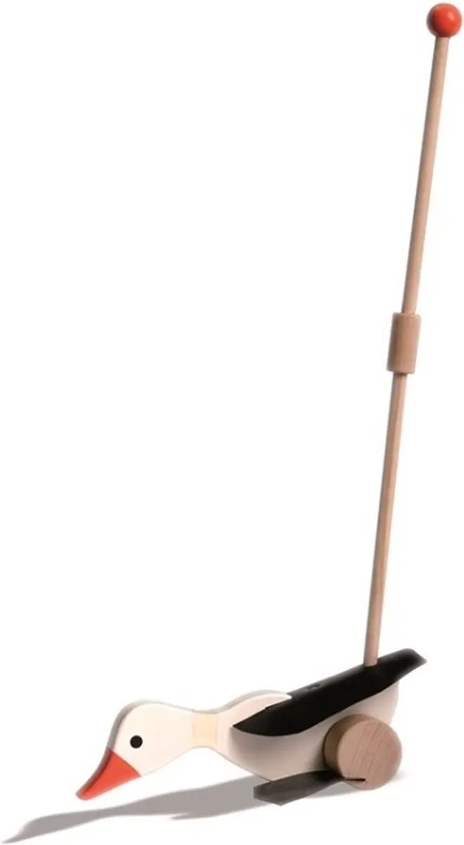 Egmont Toys Houten Loopstokans 67cm
