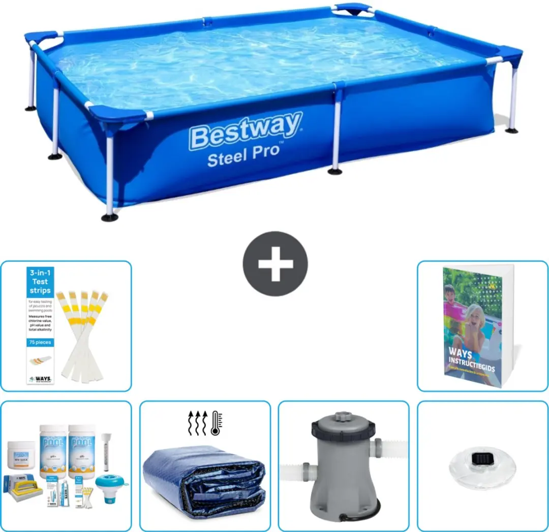 Bestway Steel Pro Zwembad 221x150cm
