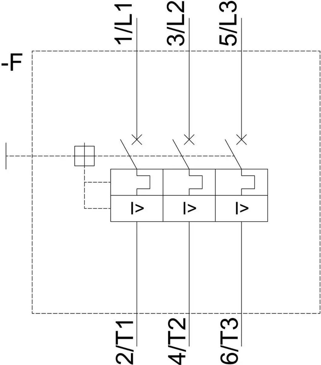 Siemens 3RV2011-1JA20 Vermogensschakelaar 10A