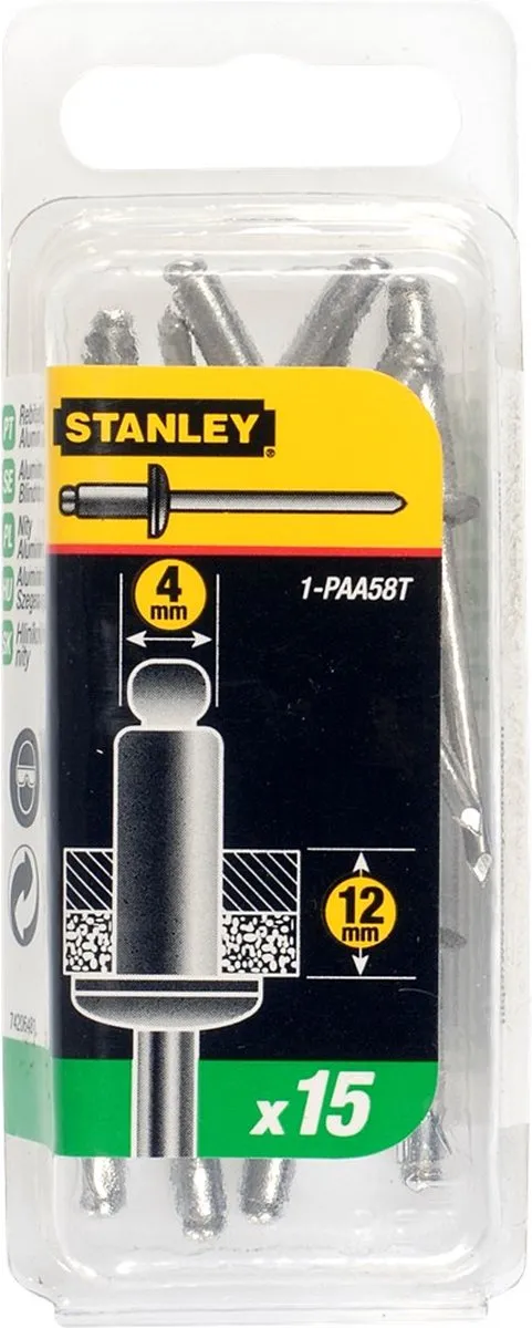 Stanley Popnagels 12mm