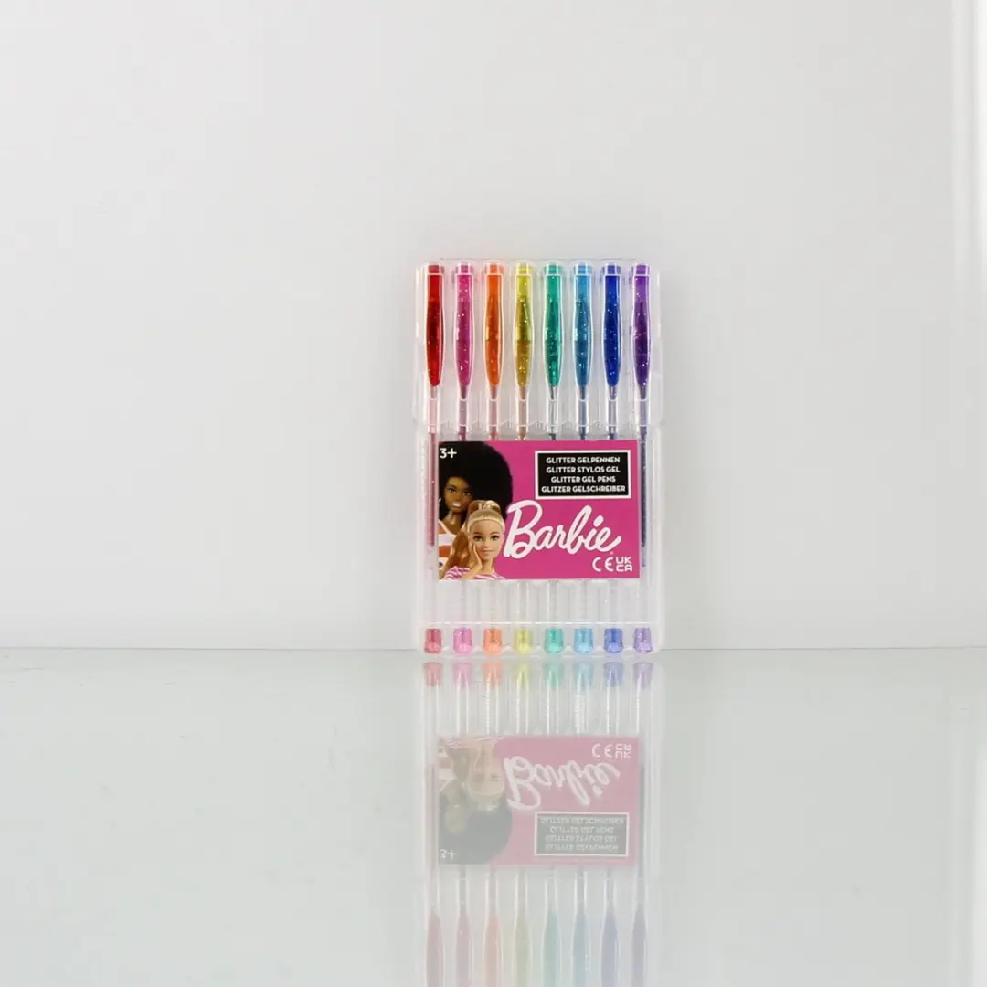 Barbie Glitter Gelpennen