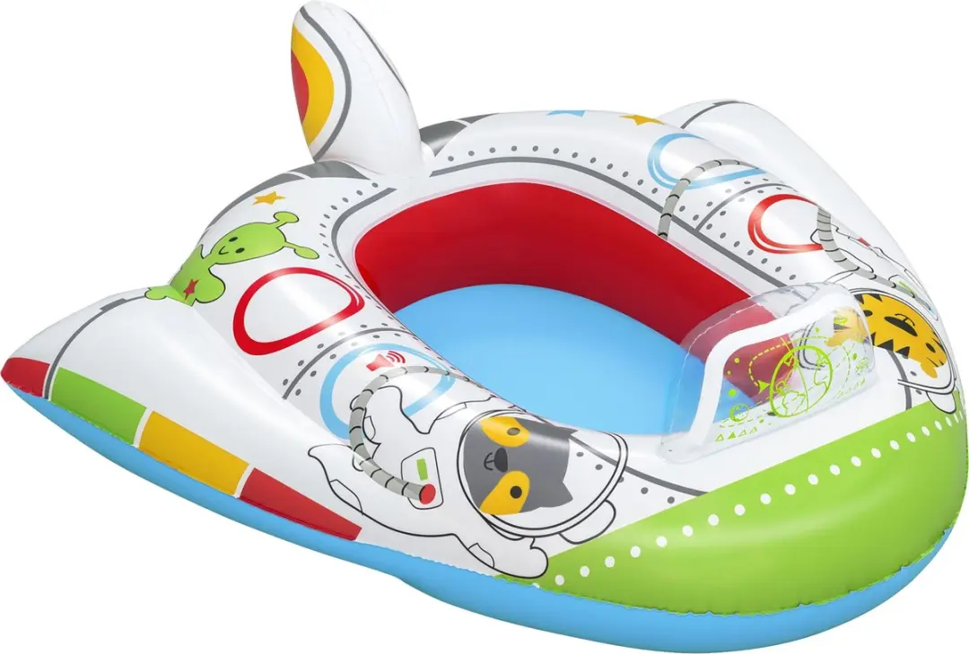 Bestway Funspeakers Opblaasbare Ruimteschip Babyboot - Meerkleurig - afbeelding 6 van 6