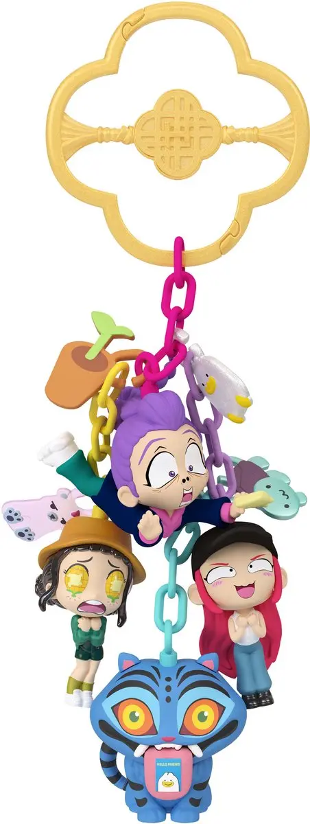 Mattel KPOP Demon Hunters Mini Verzamelbare Sleutelhanger - Assorted