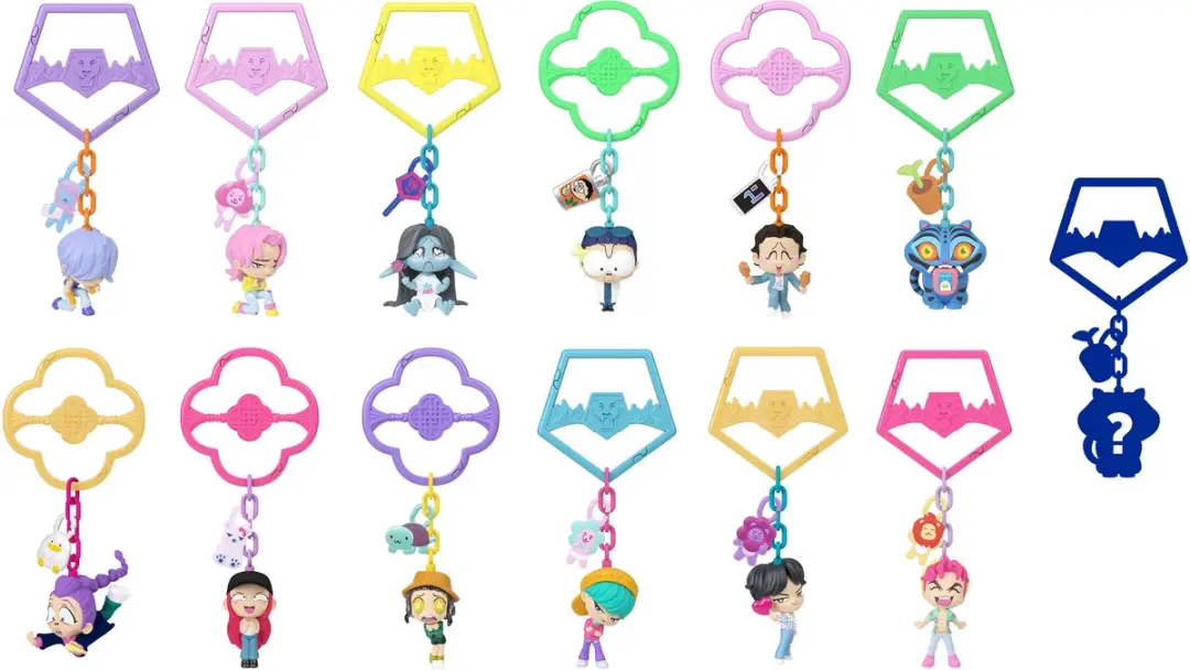 Mattel KPOP Demon Hunters Mini Verzamelbare Sleutelhanger - Assorted