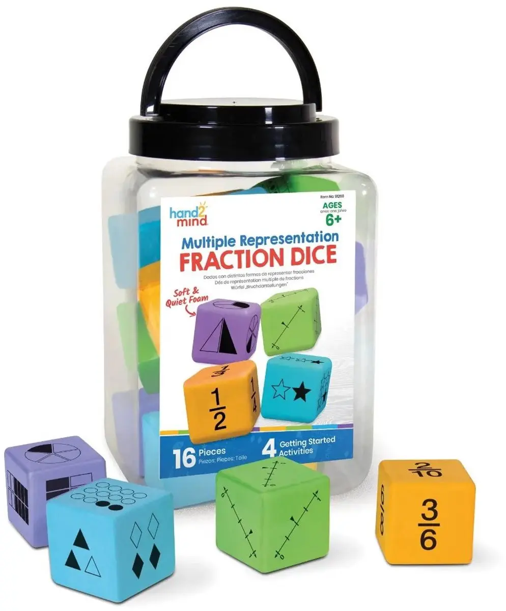 Learning Resources XL Foam Breuken Dobbelstenen