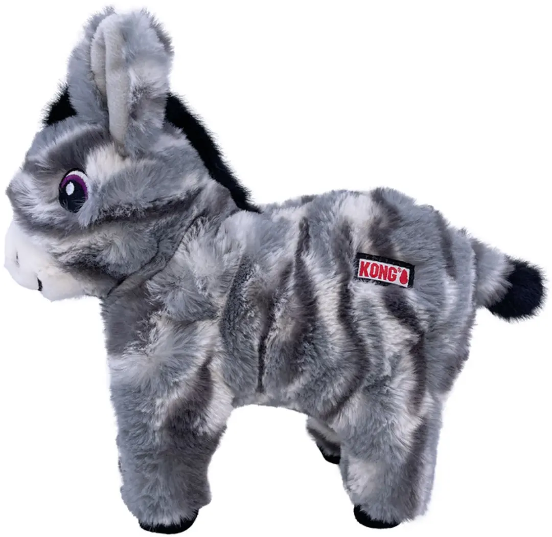 KONG Low Stuff Striped Donkey Medium