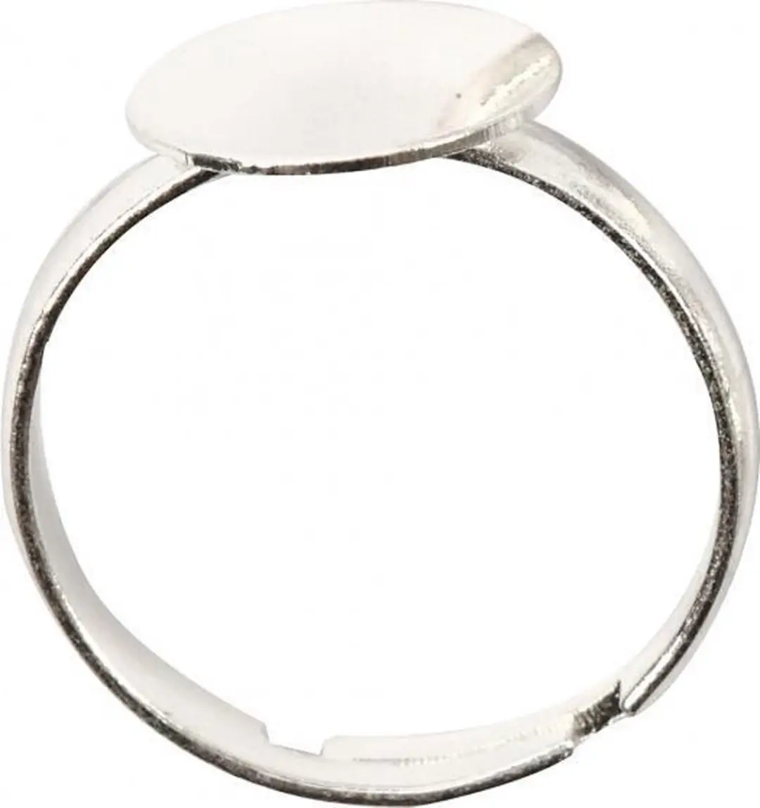 Creativ Company Ring Verzilverd - 3 Stuks
