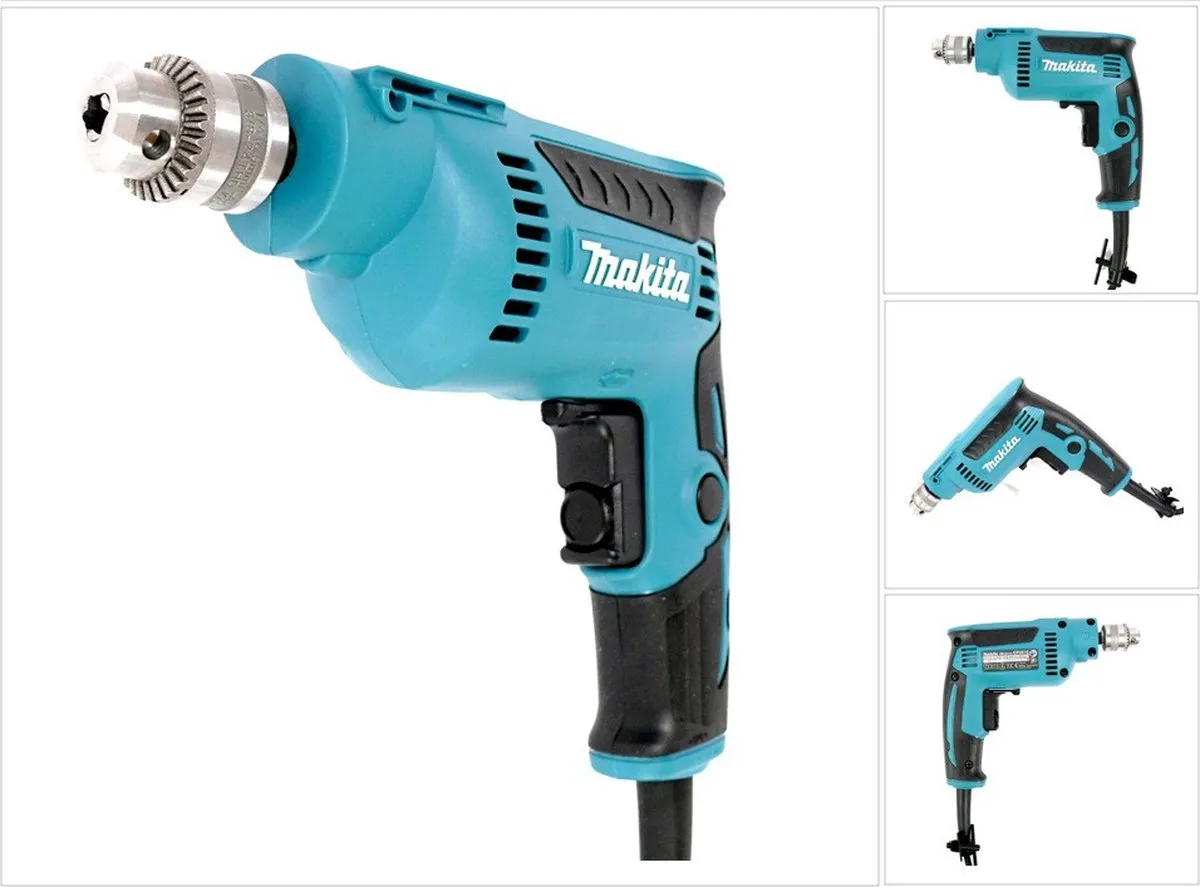 Makita DP2010 Boormachine - Blauw/Zwart