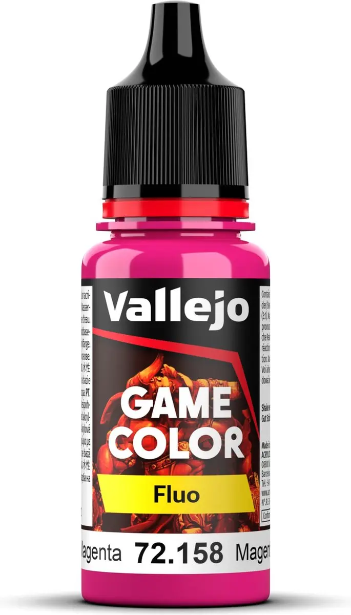 Vallejo Game Color Acrylverf Fluorescent Magenta 18ml