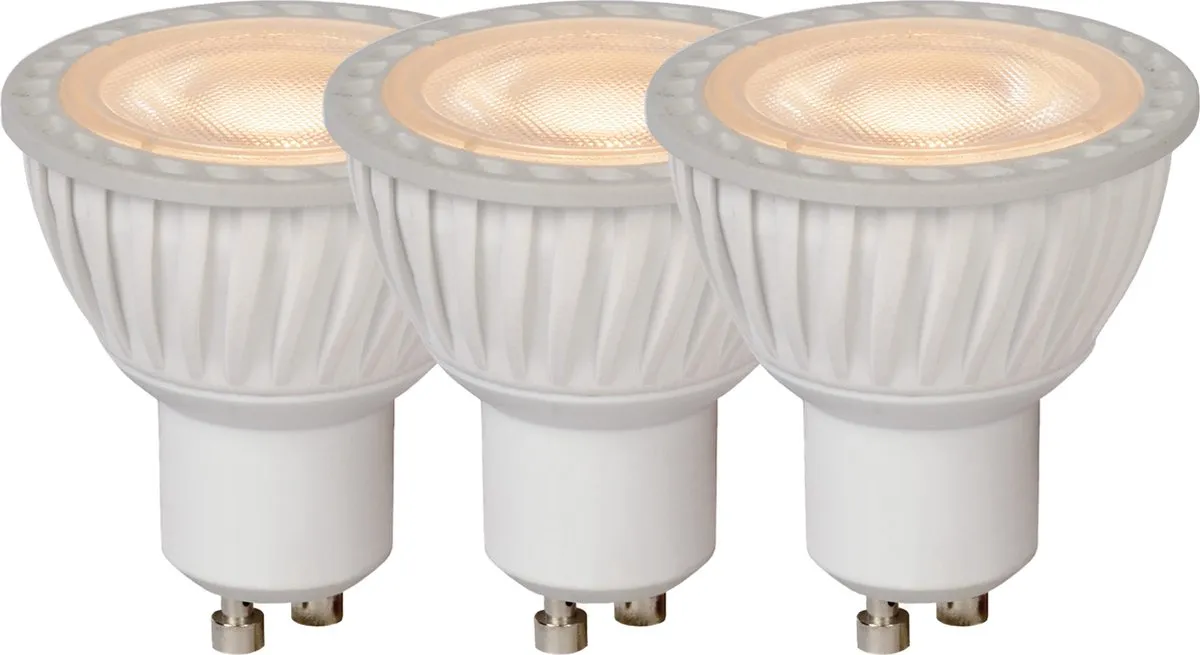 Lucide MR16 LED Lamp GU10 5W 3000K - Set van 3