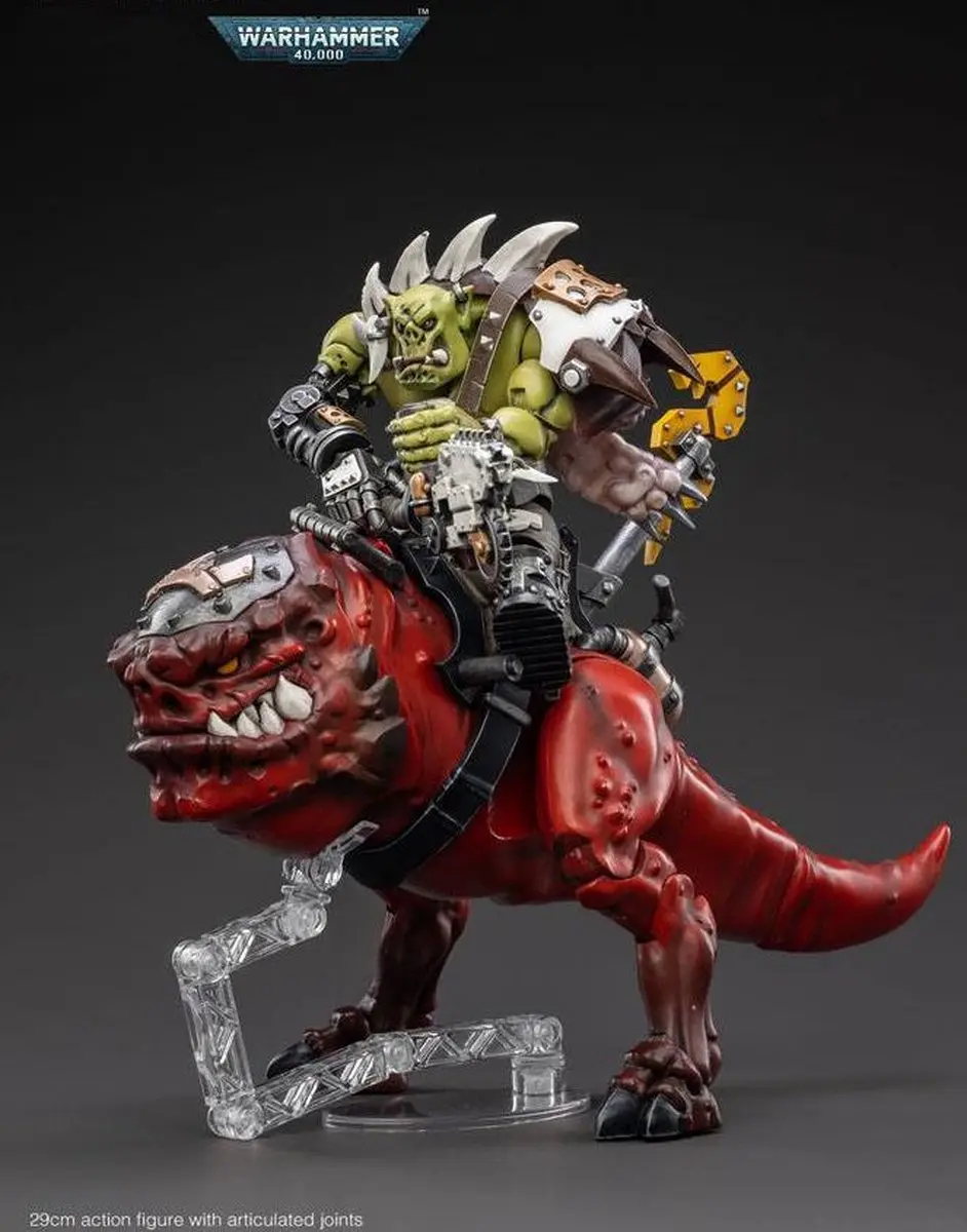 JoyToy Orks Squighog Nob On Smasha Squig 1/18