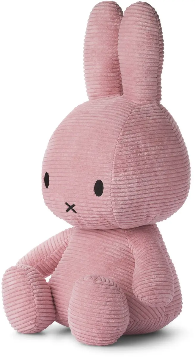 International Bon Ton Toys Nijntje Corduroy Knuffel - 50cm - Roze