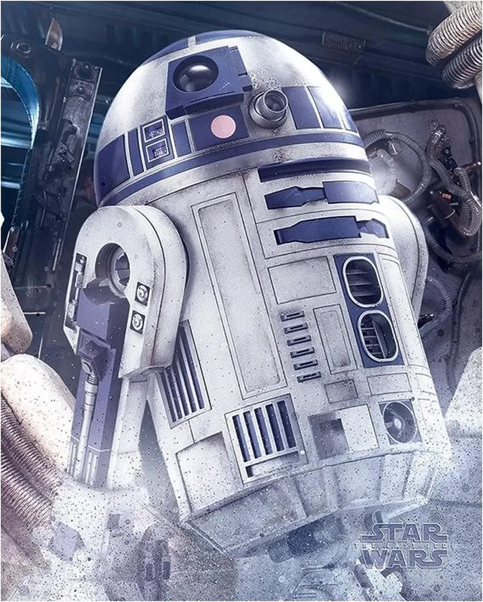 Star Wars The Last Jedi R2-D2 Poster 40x50cm