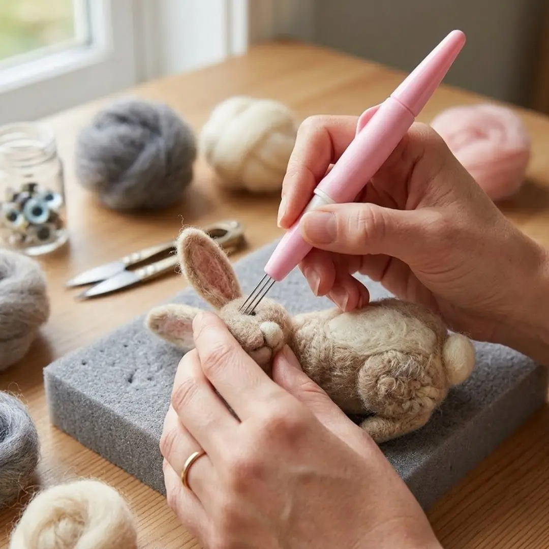 NUVEX Roze Viltpen met Beschermkap - Ergonomisch Handvat