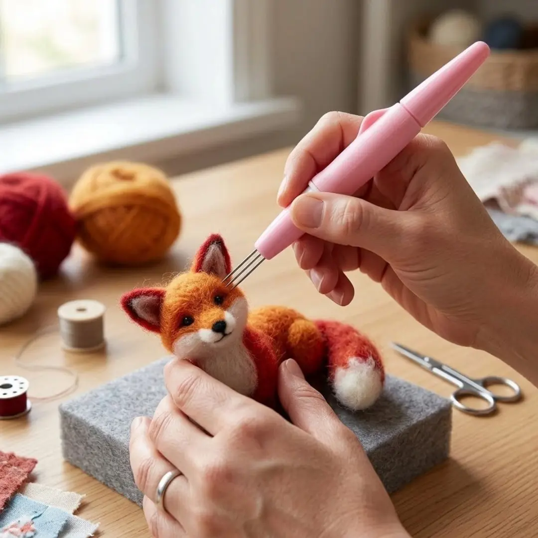 NUVEX Roze Viltpen met Beschermkap - Ergonomisch Handvat