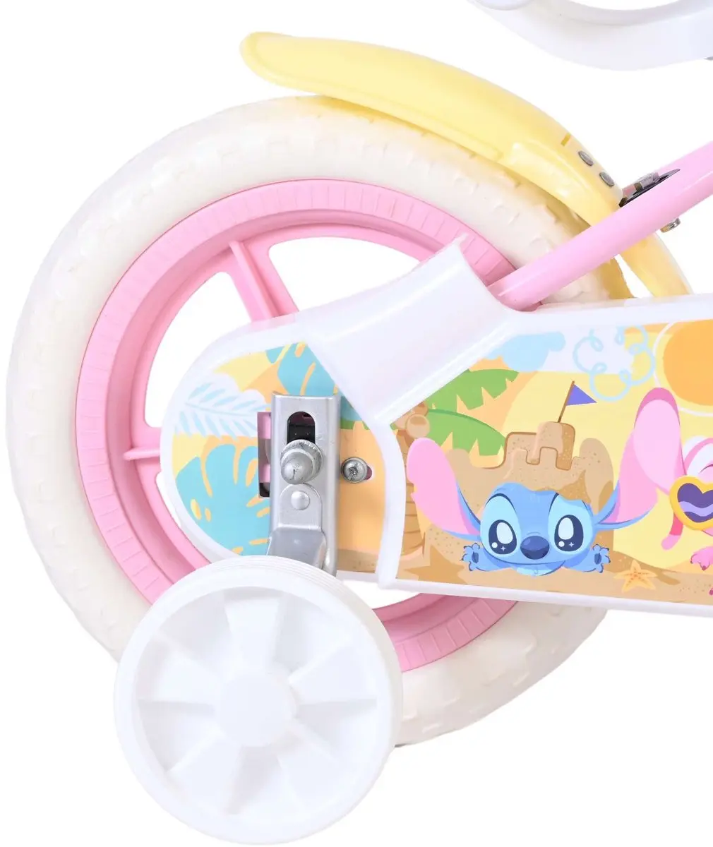 Volare Disney Stitch Kinderfiets 12 inch - Roze