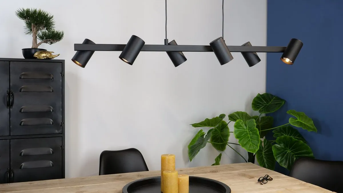 Eglo Gatuela 1 Hanglamp E14 - 116cm - Zwart - afbeelding 6 van 6