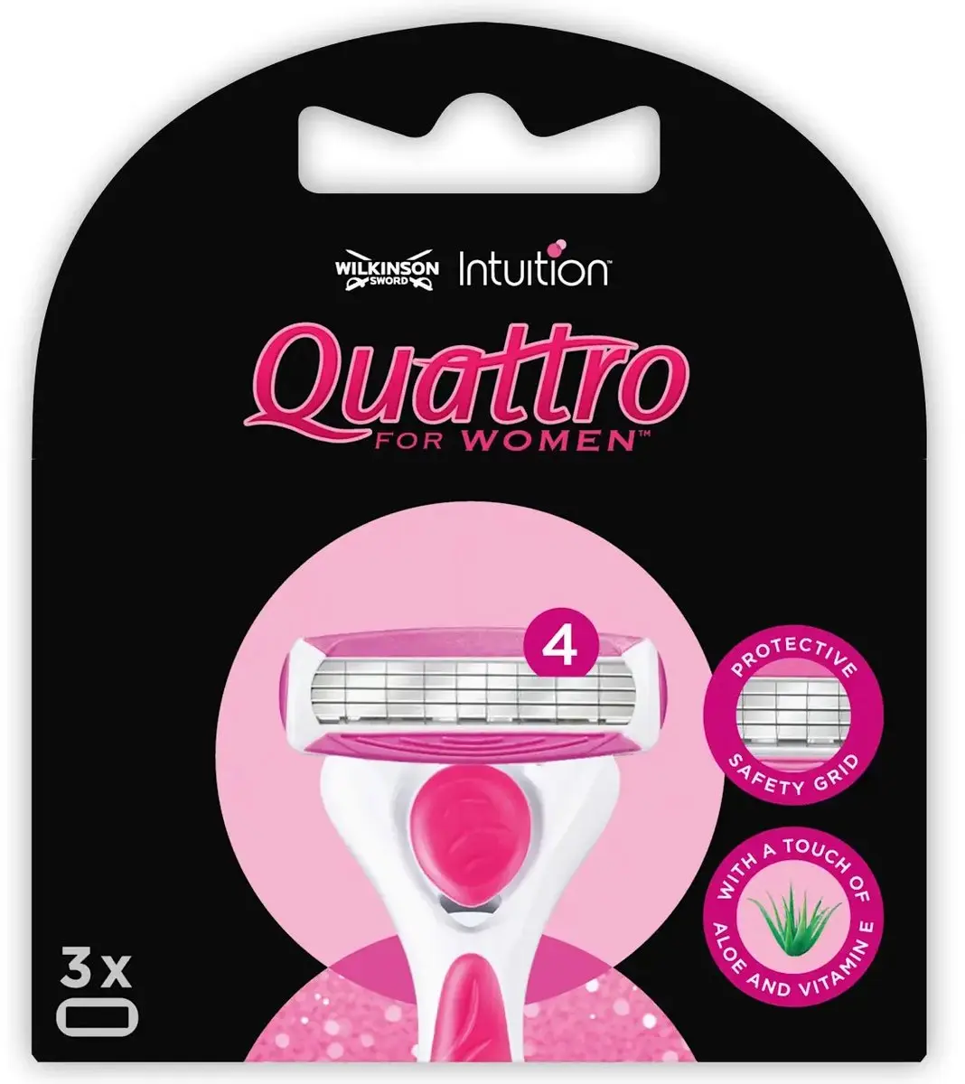 Wilkinson Sword Quattro for Women Scheermesjes