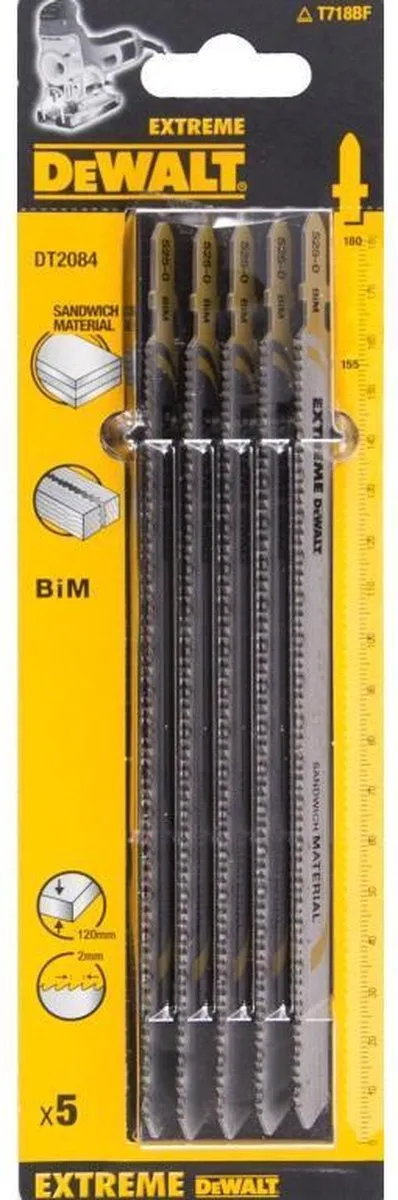 DeWalt DT2084 BiM Decoupeerzaagblad Extreme 2mm