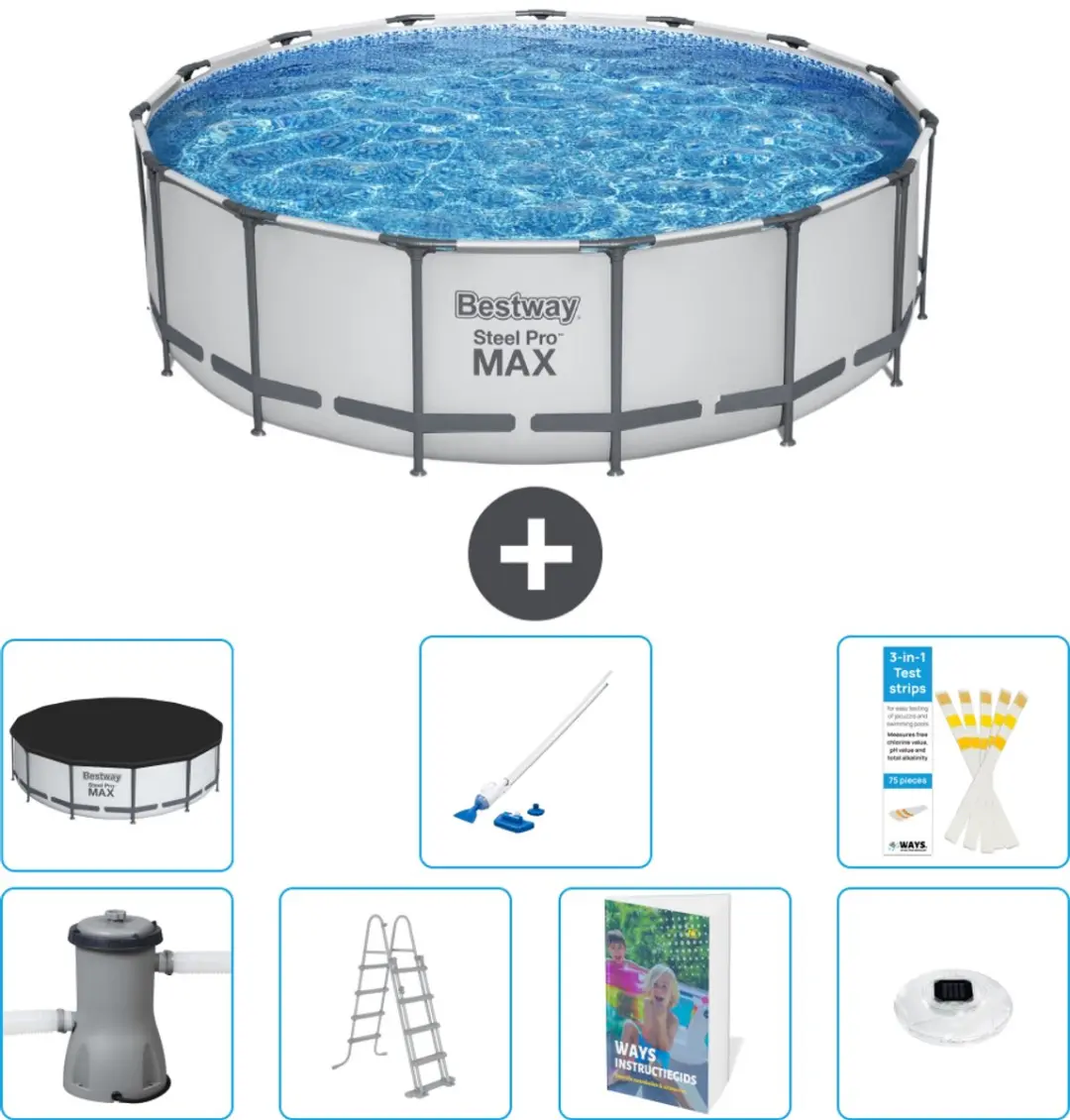 Bestway Steel Pro MAX Zwembad 457x122cm