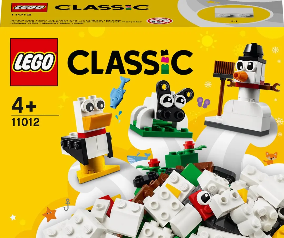 LEGO Creative White Bricks 166 Stukken