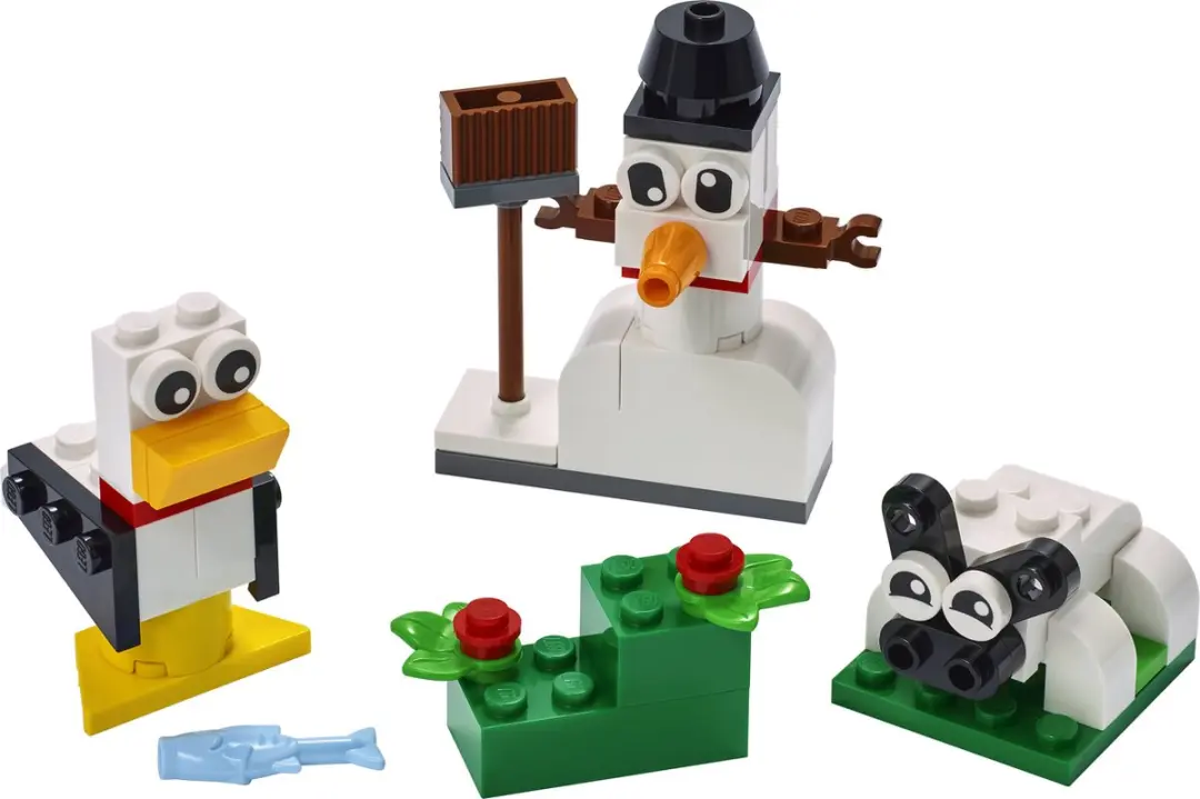 LEGO Creative White Bricks 166 Stukken - Wit - afbeelding 6 van 6
