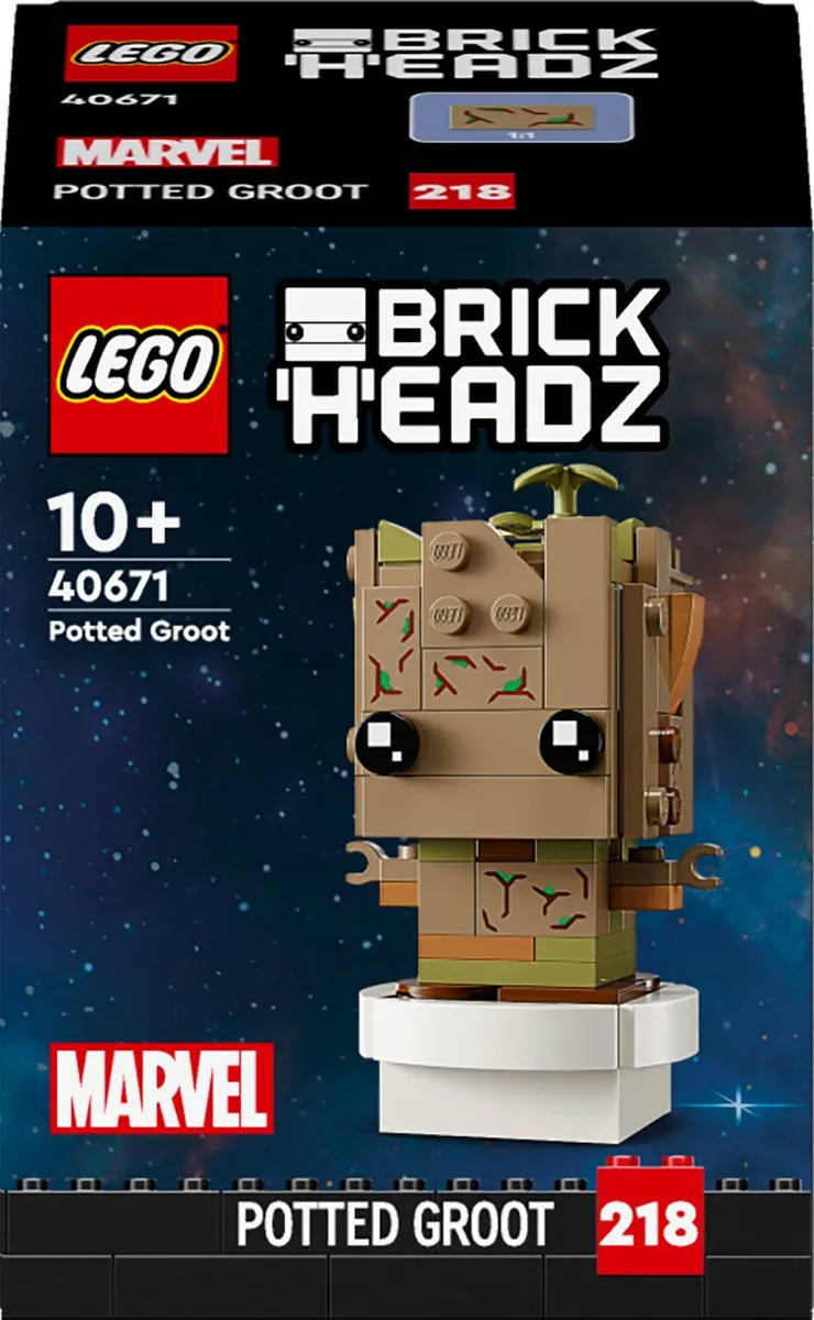 LEGO Brickheadz 40671 Marvel Groot Pot