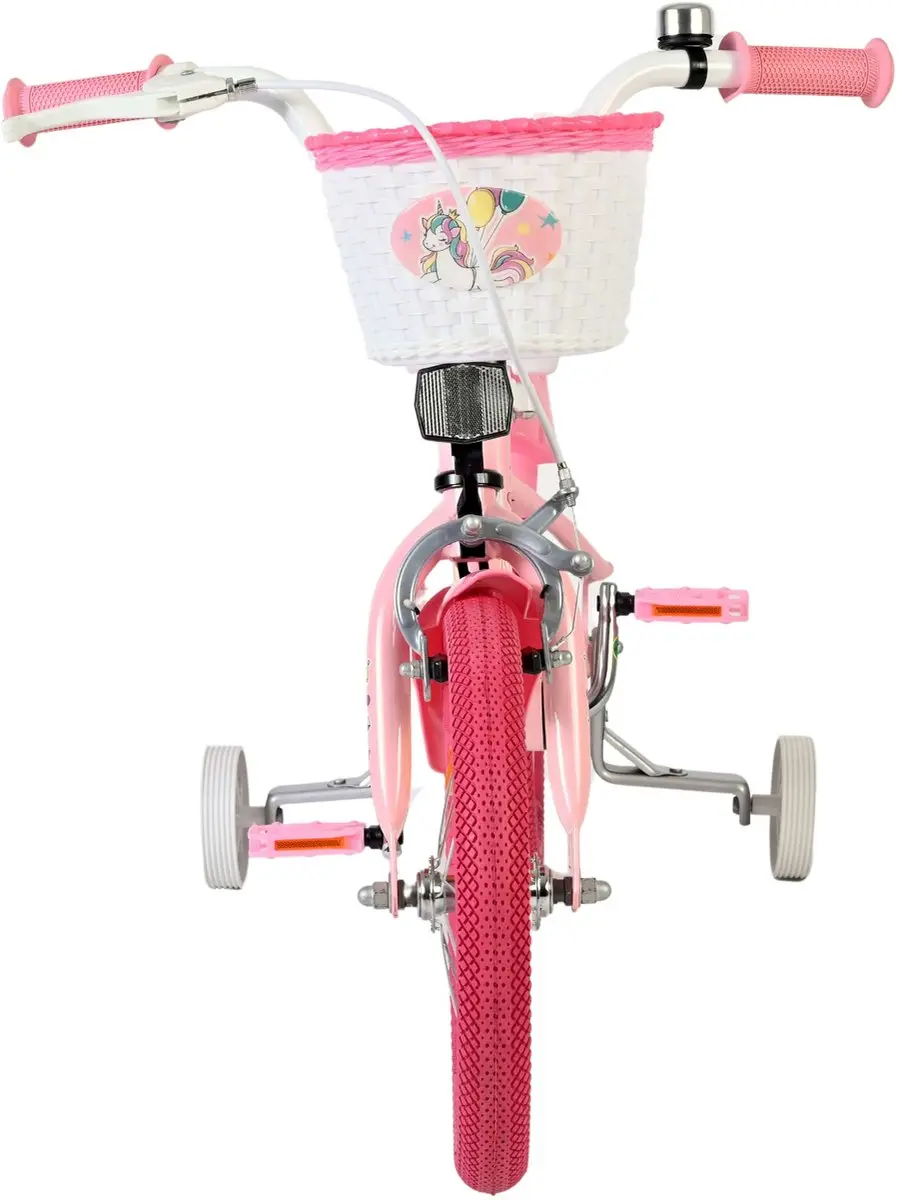 Volare Unicorn Kinderfiets 14" - Roze
