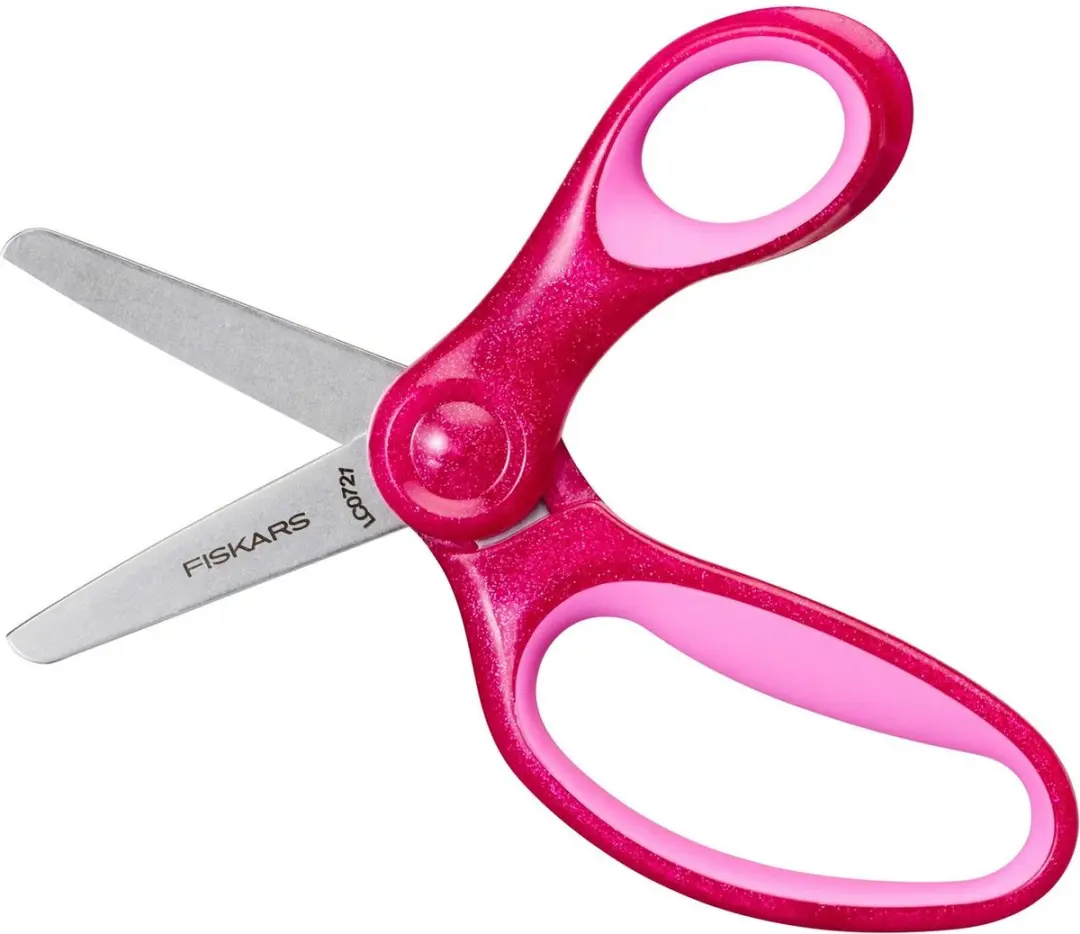Fiskars Glitter Kids Schaar 13cm - Roze