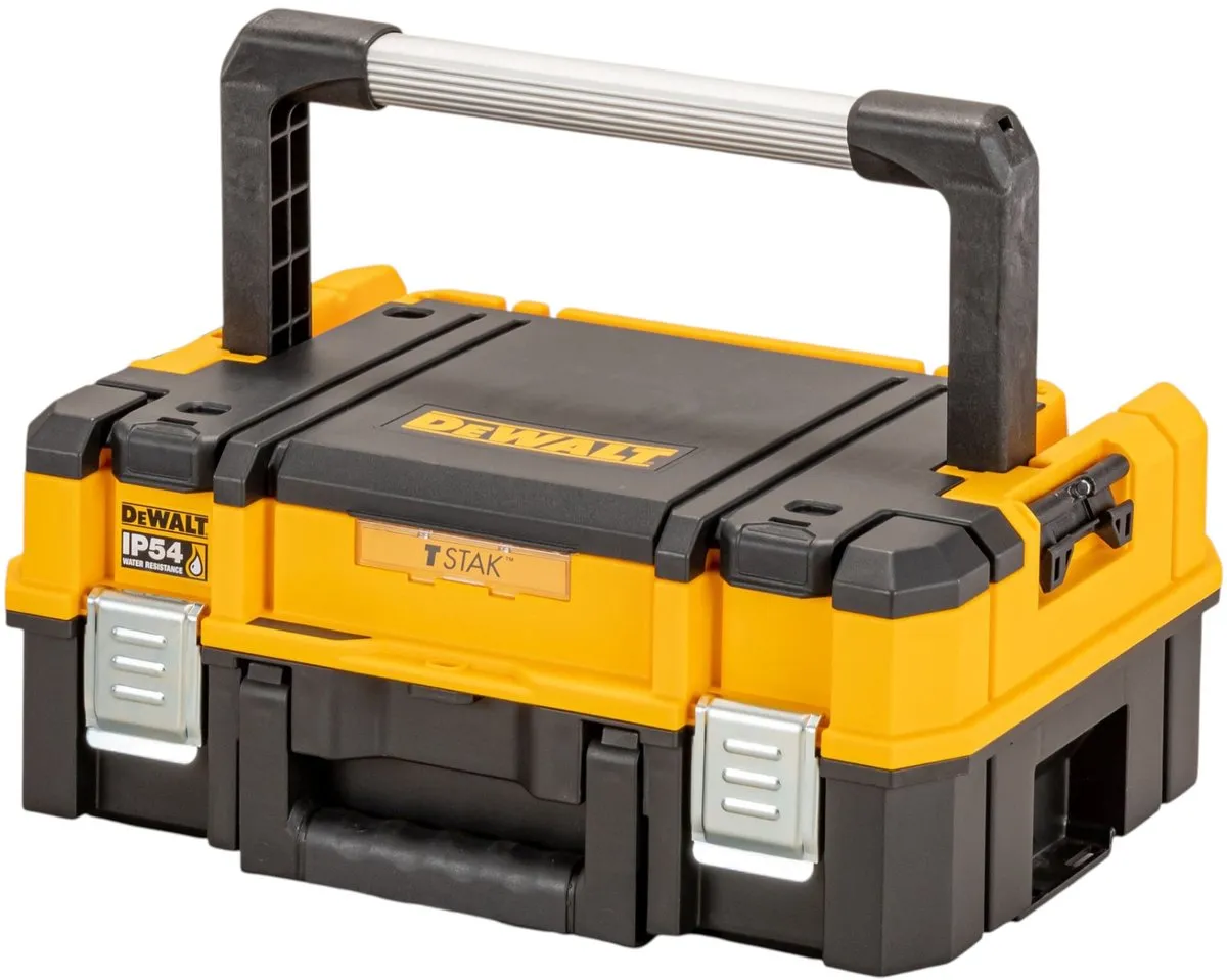 DeWalt TSTAK Mobile Box DWST83411-1 - Geel/Zwart - afbeelding 6 van 6