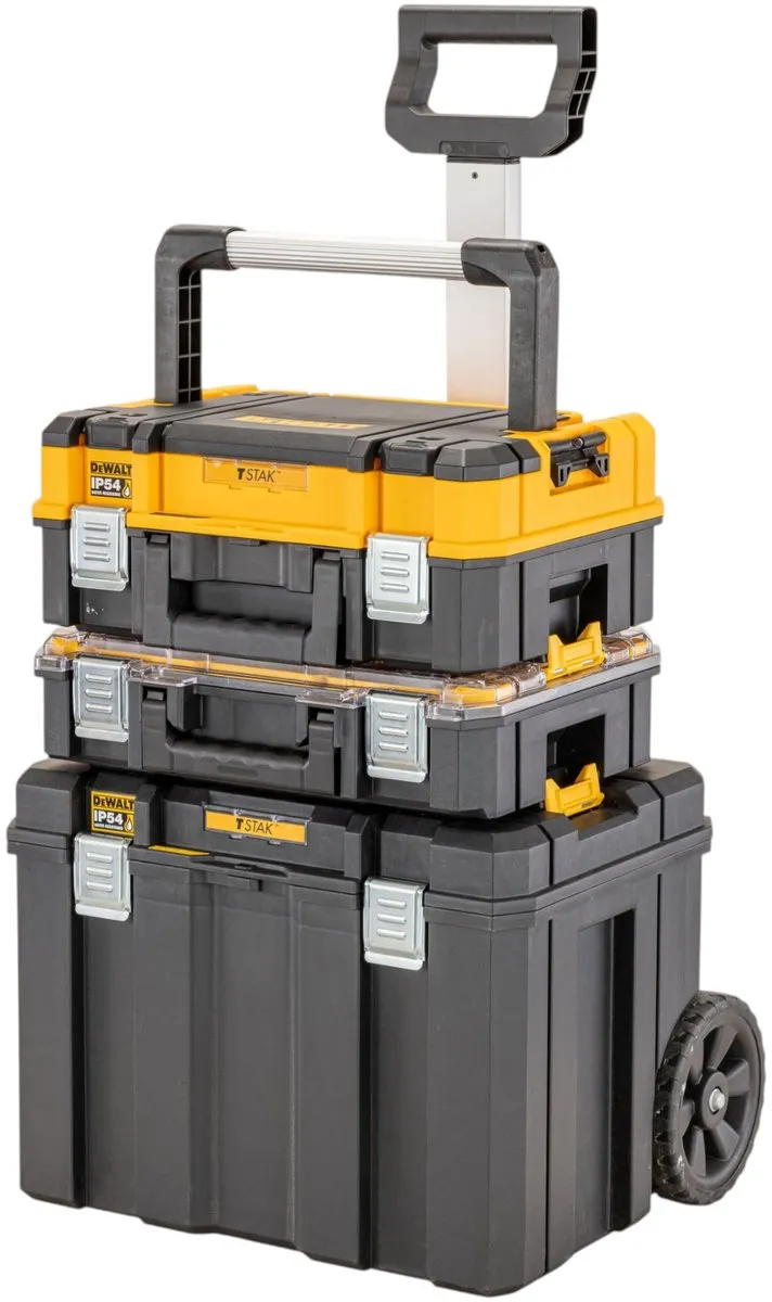 DeWalt TSTAK Mobile Box DWST83411-1 - Geel/Zwart