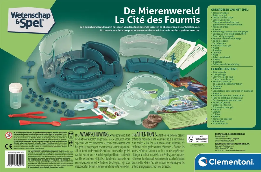 Clementoni Science & Play Wereld van de Mieren Mierenboerderij 56095 - afbeelding 4 van 4