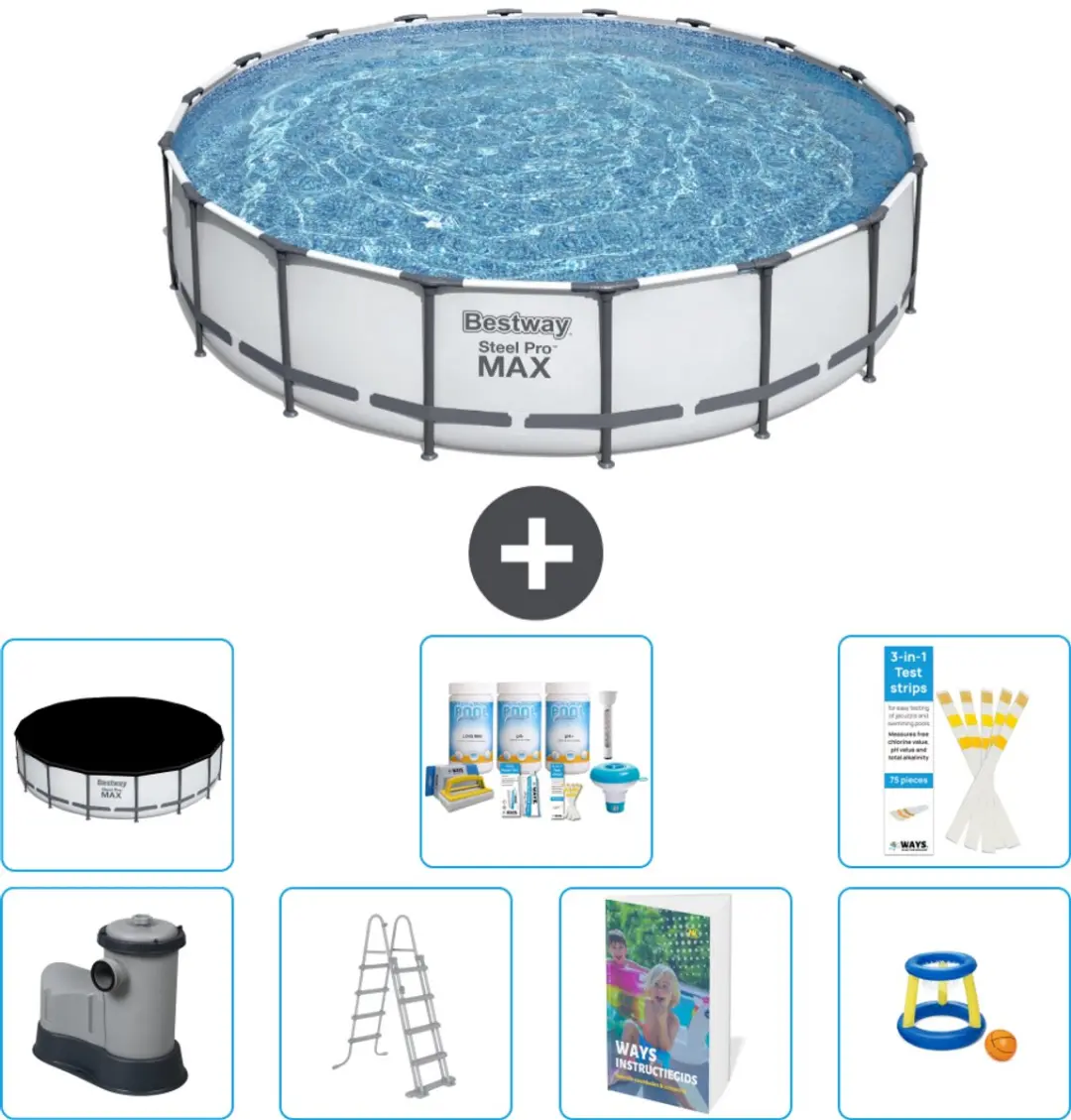 Bestway Steel Pro MAX Zwembad 549x122cm