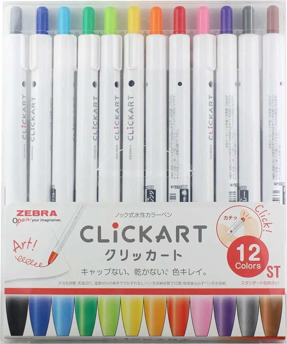 Zebra Clickart Knock Sign 0,6mm Pennen