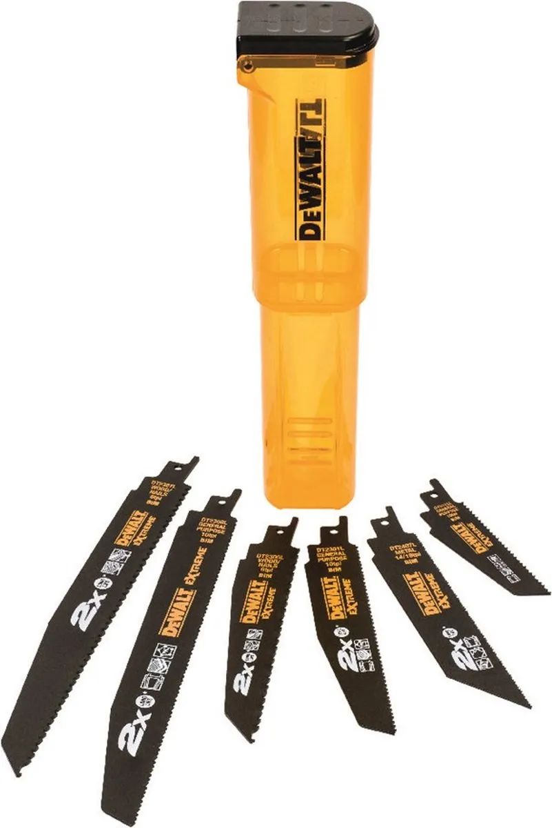 DeWalt DT2440L Reciprozaagbladen Set 6-delig
