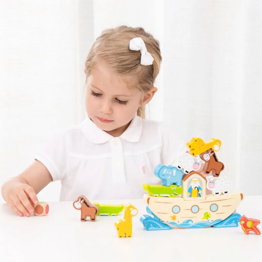 New Classic Toys Ark van Noach Balansspel - 12 Dieren